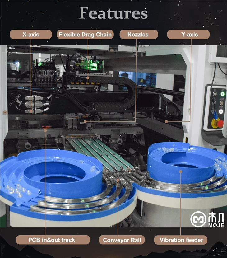 Economical Efficient LED Lens Pick-and place machine
